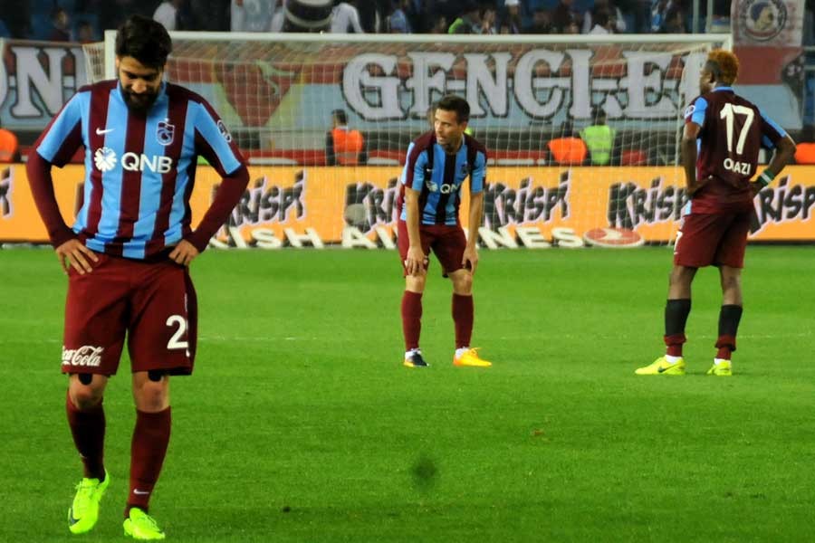 Trabzonspor düşüşte