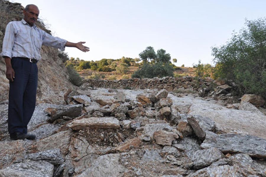 Yağmur ardından 5 köye ulaşım yolu kapandı