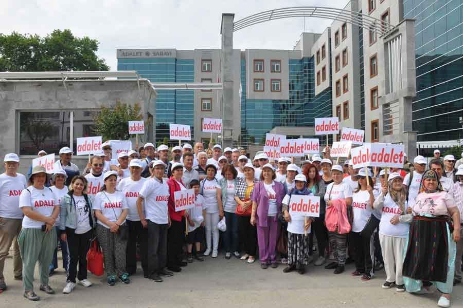 HDK adalet yürüyüşüne destek verdi