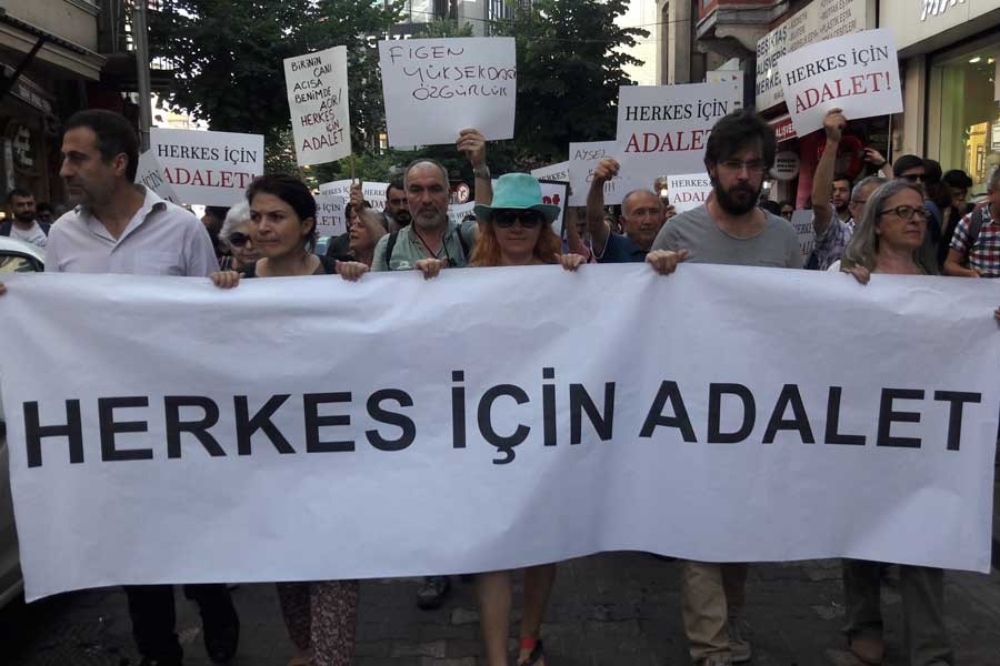 Maçka'daki Adalet Nöbeti'ne HDK de katıldı