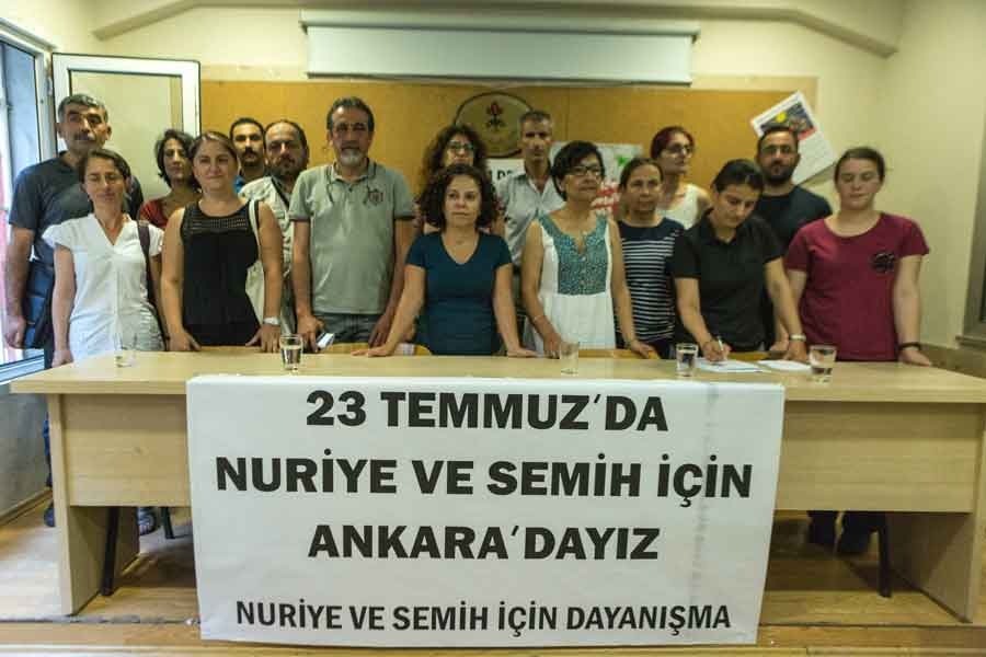 Nuriye ve Semih için Ankara’ya çağrı