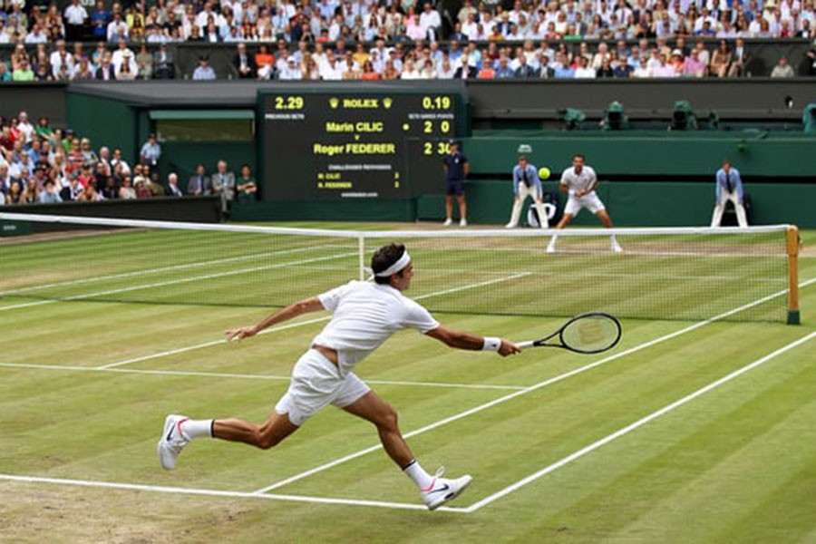 Wimbledon'da final: Federer set vermeden şampiyon