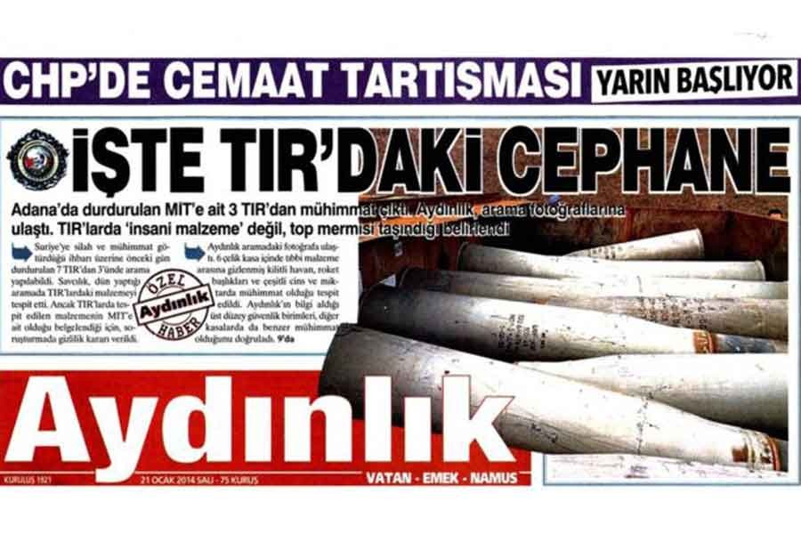 Aydınlık'a MİT TIR'ları davası