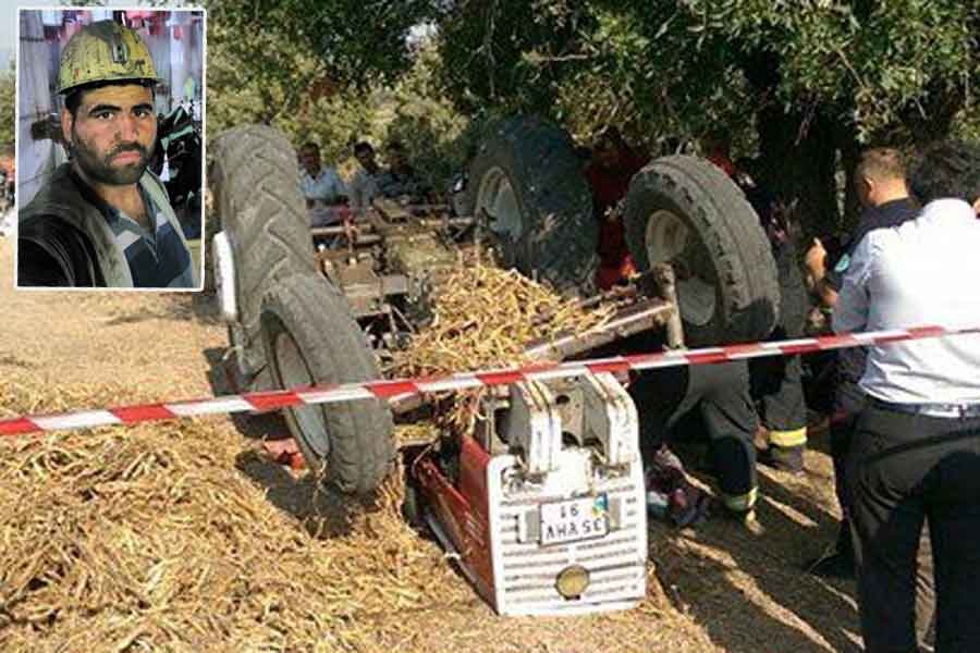 Soma'da maden işçisi ve oğlu tarlada çalışırken öldü