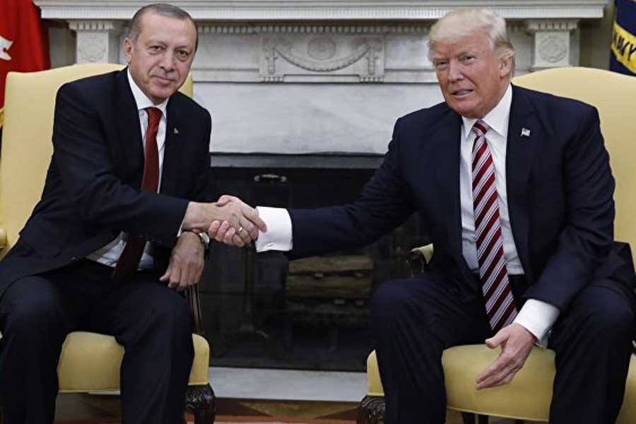 Cumhurbaşkanı Erdoğan, Trump ile telefonla görüştü