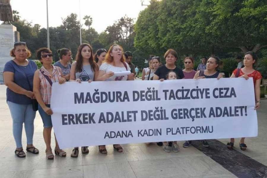 Adana'da taciz zanlısının tutuklanma talebi reddedildi