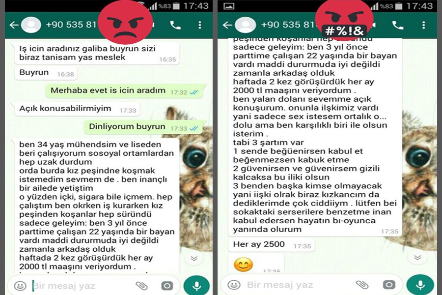 İş arayan kadın ilana başvurdu, mesajla taciz edildi