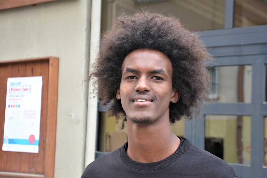 Somalili genç mülteci Abdi Deeq, fotoğraf sergisi açtı