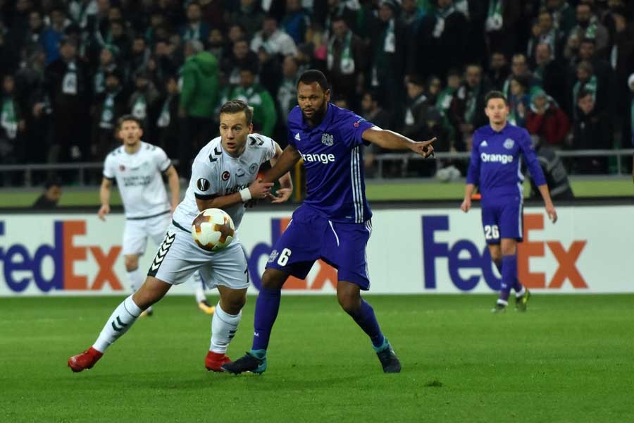 Atiker Konyaspor Marsilya ile 1-1 berabere kaldı 