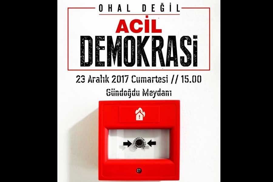 23 Aralık'ta İzmir'de OHAL karşıtı miting yapılacak