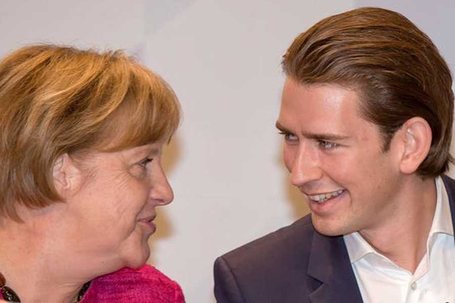 Kurz, Merkel’le  yakınlaşmak istiyor