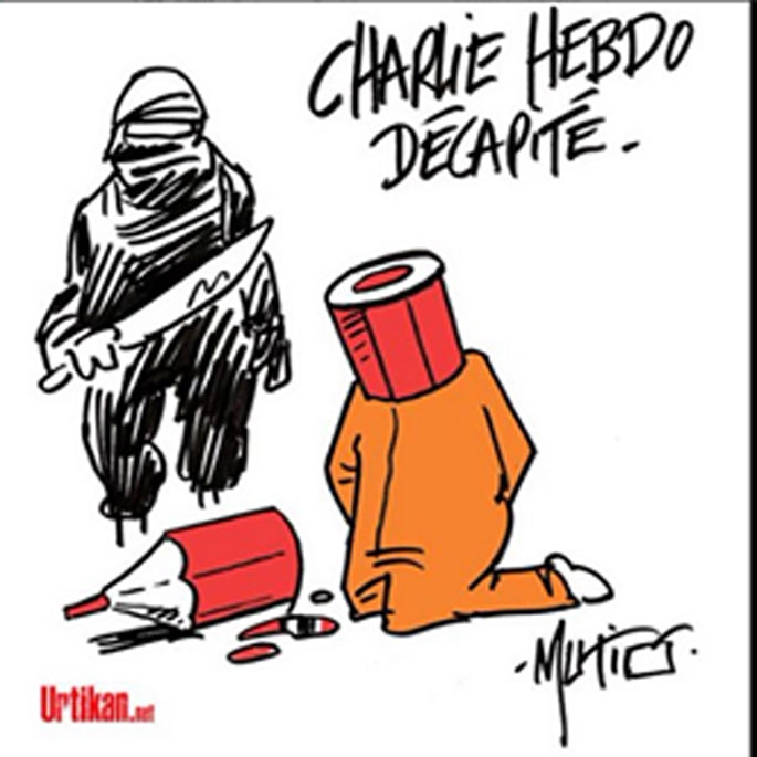 Karikatüristler, Charlie Hebdo için çizdi