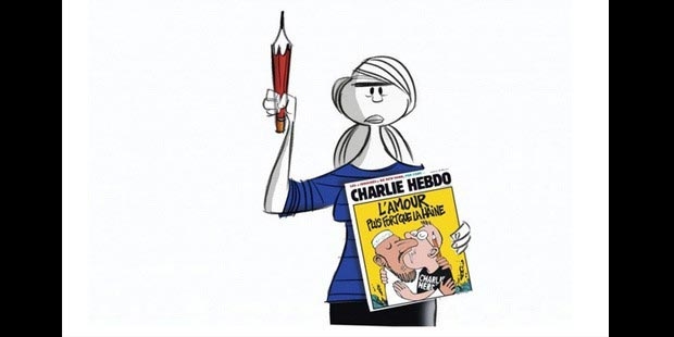 Karikatüristler, Charlie Hebdo için çizdi