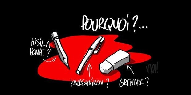 Karikatüristler, Charlie Hebdo için çizdi