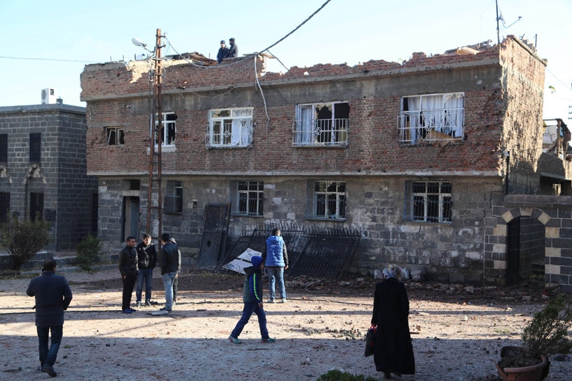 Sur'da yaşanan sokağa çıkma yasağı sonrasında yıkımın fotoğrafları